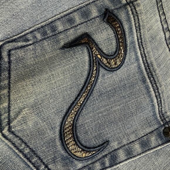 Rock & Republic Kasandra Women’s Studded Light Wash Jeans 6M Bootcut Designer - Picture 8 of 13